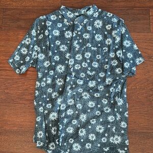 Men's Blue Floral Shirt Billabong